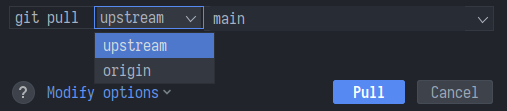 PyCharm Pull